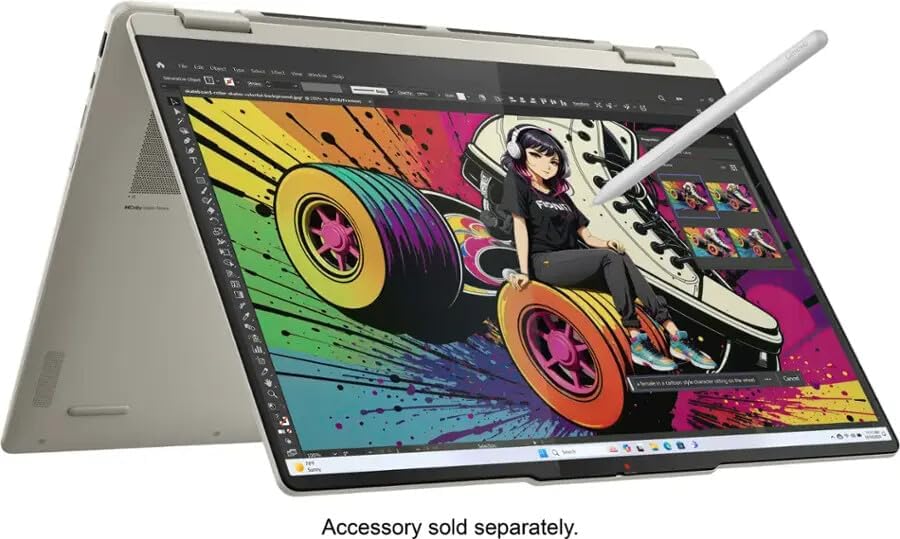 lenovo yoga 7 2 en 1 ai laptop 16" 2k pantalla táctil, amd ryzen ai 5 340 hasta 4.8ghz, amd radeon 840m, 16gb lpddr5x, 1tb ssd, wifi 7, kb retroiluminada, huella digital, windows 11 pro w/bwe lenovo yoga 7 2 en 1 ai laptop 16" 2k pantalla táctil, amd ryzen ai 5 340 hasta 4.8ghz, amd radeon 840m, 16gb lpddr5x, 1tb ssd, wifi 7, kb retroiluminada, huella digital, windows 11 pro w/bwe