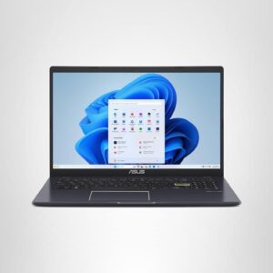 asus portátil vivobook go slim de 15.6", delgada y portátil para estudio de estudiantes, intel dual core n4500, 4 gb de ram, ssd de 128 gb, windows 11, star black, l510ka es04