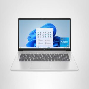 hp portátil de 17,3 pulgadas, pantalla fhd, intel core i5 1334u, 16 gb de ram, ssd de 512 gb, gráficos intel iris xe, windows 11 home, plata natural, 17 cn3399nr