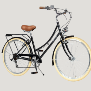 avasta vela bicicleta híbrida para mujeres adultas, mujeres, ligera, paso a través de 26 pulgadas, marco de acero de alta resistencia, bicicleta de confort para mujer, 6 velocidades, varios colores