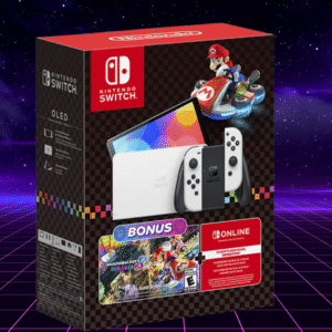 nintendo switch™ – oled model mario kart™ 8 deluxe bundle