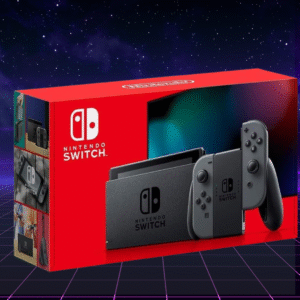 nintendo switch with gray joy‑con hac 001( 01)