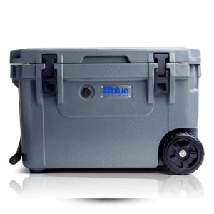 blue coolers ice vault enfriador de hielo moldeado por rotografía de 60 cuartos de galón (baúl grande para hielo hasta 10 días)