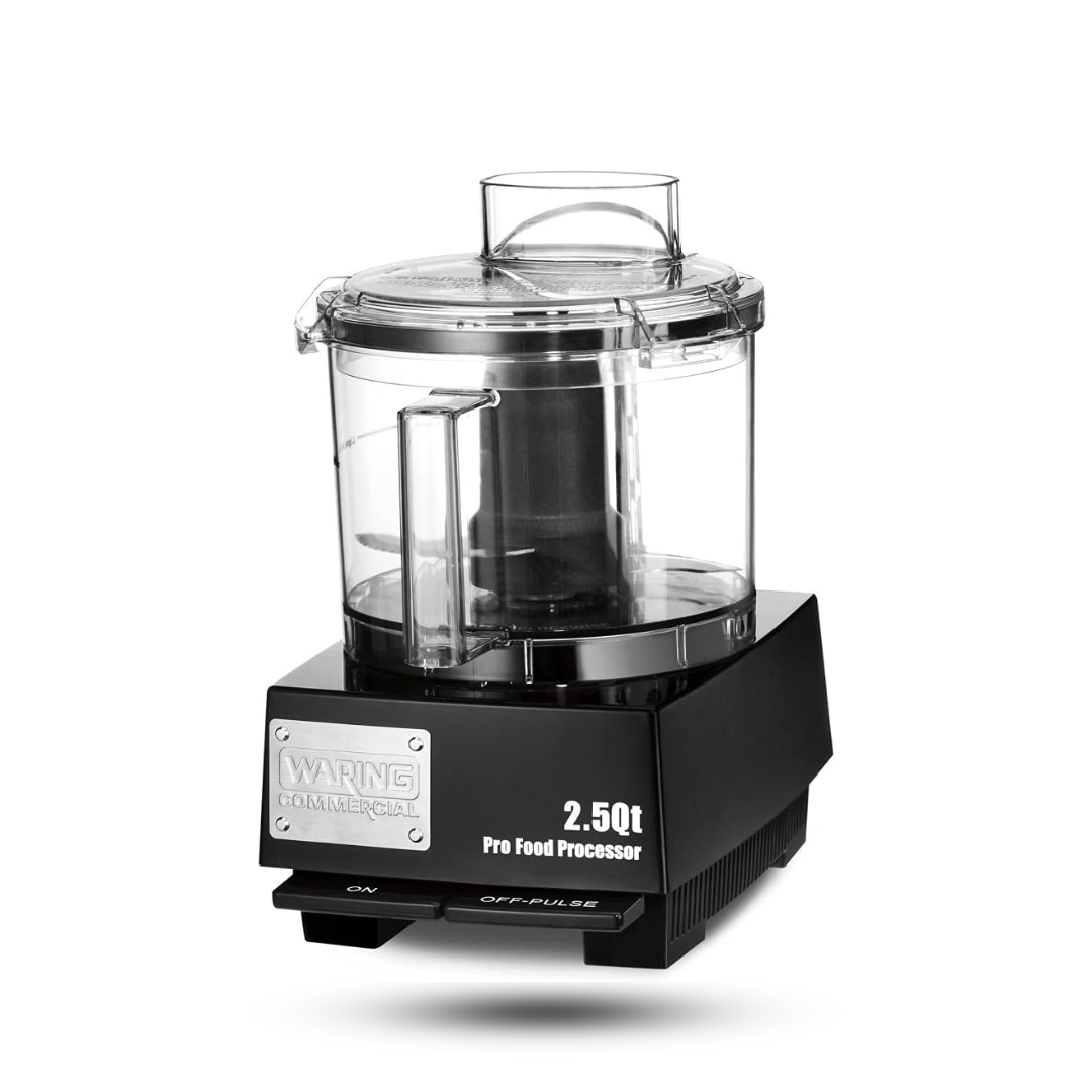 waring wfp11sw procesador de alimentos comercial de 2.5 cuartos de galón, motor de 3/4 hp, diseño de perfil bajo, sistema patentado de cuencos de sellado liquilock, incluye disco de batido y una waring wfp11sw procesador de alimentos comercial de 2.5 cuartos de galón, motor de 3/4 hp, diseño de perfil bajo, sistema patentado de cuencos de sellado liquilock, incluye disco de batido y una