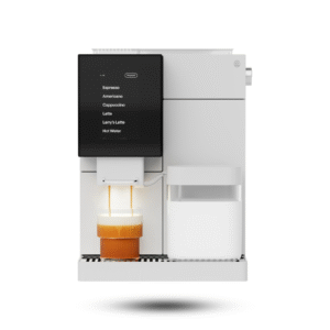 terra kaffe máquina de café espresso súper automática, máquina de café habilitada para aplicación, encendido y apagado automático, todos los tipos de leche, ajustes de espresso aprobados por el